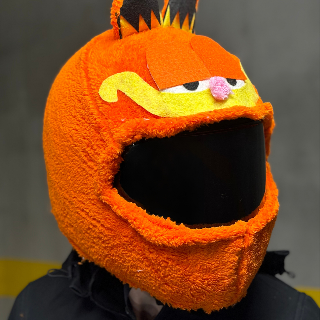 Garfield Peluş Kask Kılıfı